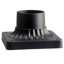  301000 BLK - Outdoor Cast Aluminum Column Adapter - Black